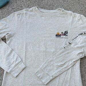 Vineyard Vines Gray Long Sleeve Tee